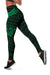 Hawaii Hibiscus Banzai Surfing Women's Legging Green - Polynesian Pride