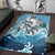 New Zealand Maori Manaia The Blue Sea Area Rug - Polynesian Pride