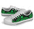 Nauru Low Top Canvas Shoes - Green Tentacle Turtle - Polynesian Pride