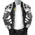 Nauru Men Bomber Jackets - Polynesian Tattoo Black - Polynesian Pride