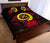 Vanuatu Polynesian Quilt Bed Set Hibiscus Red - Polynesian Pride