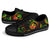 Tonga Polynesian Low Top Shoes - Reggae Plumeria - Polynesian Pride