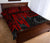 Pohnpei Quilt Bed Set - Pohnpei Seal In Heartbeat Patterns Style (Red) - Polynesian Pride