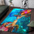 Pohnpei Area Rug - Sea Turtle Coral Treasure - Polynesian Pride