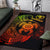 Hawaii Polynesian Area Rug - Vintage Polynesian Turtle (Reggae) - Polynesian Pride