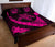 Hawaiian Map Hibiscus Turtle Fish Hook Polynesian Quilt Bedding Set Pink - Polynesian Pride