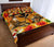 Hawaii Shark Hibiscus Plumeria Kanaka Quilt Bed Set - Star Style - AH - Polynesian Pride