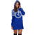 Chuuk Women Hoodie Dress - Chuuk Coat Of Arms Polynesian Flag Color - Polynesian Pride