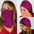 Polynesian Kakau Turtle Pink Bandana 3 - Pack - Polynesian Pride