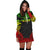 Marshall Islands Women's Hoodie Dress - Polynesian Reggae Chief - Polynesian Pride