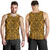 Polynesian Men's Tank Top Yellow Black White - Polynesian Pride