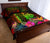 New Caledonia Polynesian Personalised Quilt Bed Set - Hibiscus and Banana Leaves - Polynesian Pride