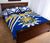 Nauru Rugby Quilt Bed Set Symbol Star Polynesian Blue - Polynesian Pride