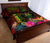 Niue Polynesian Personalised Quilt Bed Set - Hibiscus and Banana Leaves - Polynesian Pride