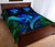 Hawaii Shark Polynesian Tropical Quilt Bed Set - Blue - Polynesian Pride