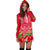 French Polynesia Women's Hoodie Dress - Hibiscus Style - Polynesian Pride