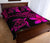 Hawaiian Turtle Plumeria Polynesian Quilt Bedding Set Pink - Polynesian Pride