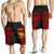 Polynesian Hawaii Men's Shorts - Hawaiian Spirit Red - Polynesian Pride