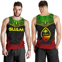 Guam Men's Tank Top - Polynesian Chief Reggae Version - Polynesian Pride