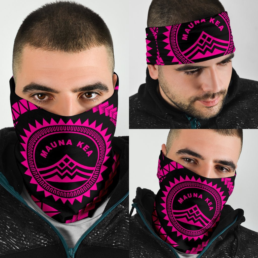 Hawaiian Mauna Kea Pink Bandana 3 - Pack - Polynesian Pride