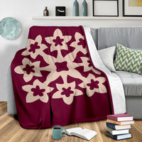 Hawaiian Premium Blanket Royal Pattern - Pink - A1 Style - Polynesian Pride