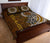 Cook Islands Quilt Bed Sets - Polynesian Boar Tusk Brown - Polynesian Pride