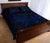 Hawaiian Map Hamerhead Shark Polynesian Quilt Bedding Set Blue - Polynesian Pride