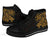 Polynesian Hawaii High Top Shoes - Kanaka Maoli Gold Turtle - Polynesian Pride