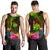 New Caledonia Polynesian Men's Tank Top - Hibiscus and Banana Leaves - Polynesian Pride