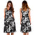 Hawaii Hibiscus Black Midi Dress - Polynesian Pride