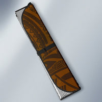 Chuuk Custom Personalised Auto Sun Shades - Polynesian Boar Tusk - Polynesian Pride