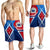 Samoa Men's Shorts - Samoa Flag with Polynesian Patterns - Polynesian Pride