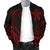 Hawaii Turtle Polynesian Mens Bomber Jacket - Red - Frida Style - Polynesian Pride