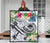 FSM Polynesian Premium Quilt - Summer Plumeria (White) - Polynesian Pride