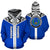 Pohnpei All Over Zip up Hoodie Micronesian Homeland Unisex Blue - Polynesian Pride
