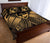 Guam Polynesian Quilt Bed Set - Guam Gold Seal with Polynesian Tattoo - Polynesian Pride