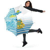 Tuvalu Rugby All Over Print Umbrellas Special - Polynesian Pride