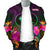 Chuuk Men's Bomber Jacket - Summer Hibiscus - Polynesian Pride