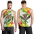 Polynesian Hawaii Men's Tank Top Turtle Colorful White - Polynesian Pride