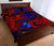 Samoa Quilt Bed Set - Blue Shark Polynesian Tattoo - Polynesian Pride