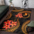 Yap Micronesian Area Rug - Gold Plumeria - Polynesian Pride