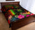 Niue Polynesian Quilt Bed Set - Hibiscus and Banana Leaves - Polynesian Pride