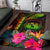 Polynesian Hawaii Polynesian Area Rug - Hibiscus and Banana Leaves - Polynesian Pride