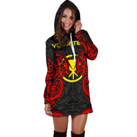 Polynesian Custom Personalised Hawaii Women's Hoodie Dress - Hawaiian Spirit - Polynesian Pride