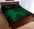 Hula Girl Hibiscus Map Quilt Bed Set - Green - Polynesian Pride