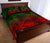 Polynesian Quilt Bed Set - Red Hibiscus Patterns - Polynesian Pride