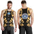 Northern Mariana Islands Men Tank Top - Polynesian Tattoo Gold - Polynesian Pride