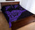 Hawaii Shaka Map Polynesian Quilt Bed Set - Purple - Polynesian Pride