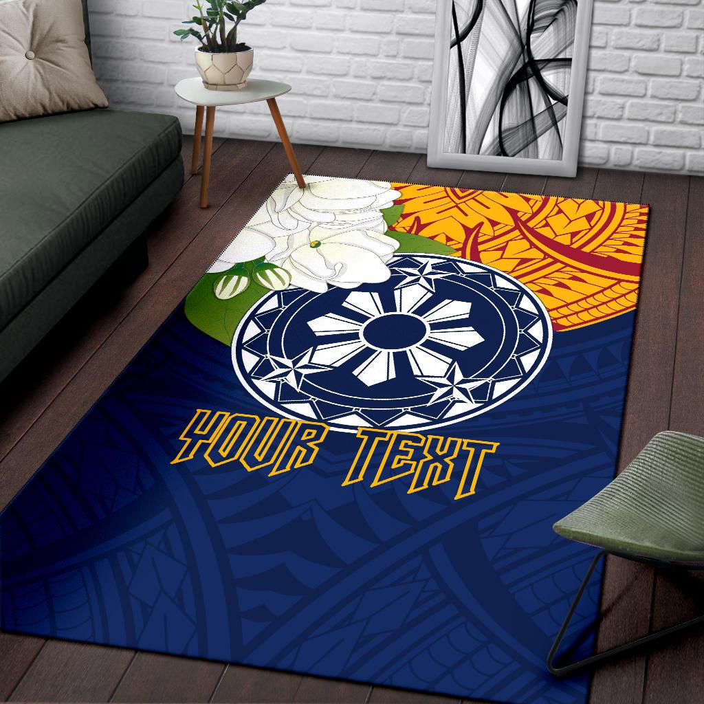 The Philippines Personalised Area Rug - Filipino Sampaguita - Polynesian Pride