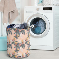 Tropical Pattern Pink Hawaii Laundry Basket AH - Polynesian Pride